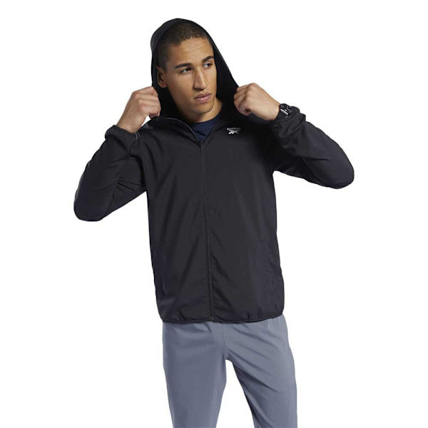 Reebok Hættejakke Training Essentials Sort M Mand