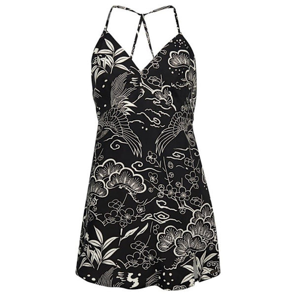 Superdry Kjole Vintage Mini Slip Halter Sort S Kvinde