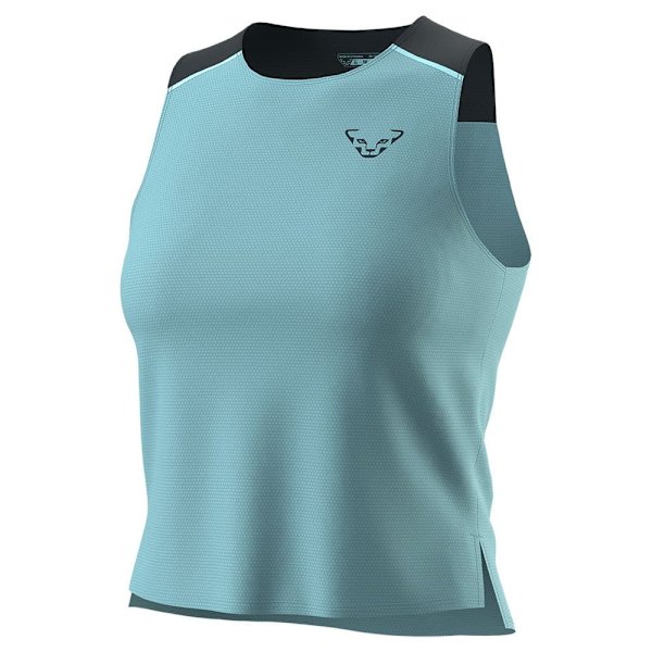 Dynafit Sky Crop ärmlös T-shirt Blå XL Kvinna