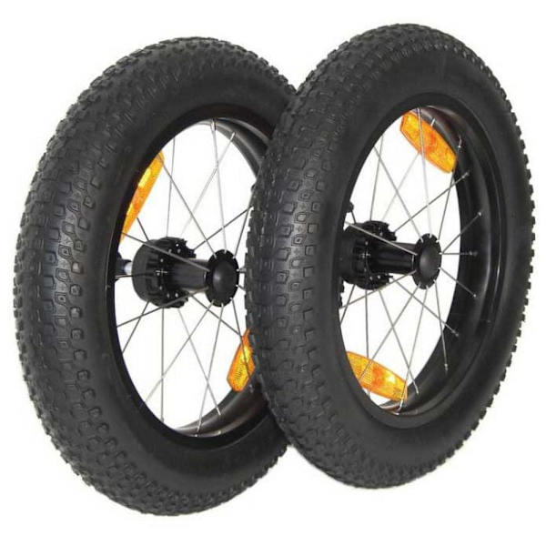 Burley Reservedele Plus Size Wheel Kit Sort 16´´