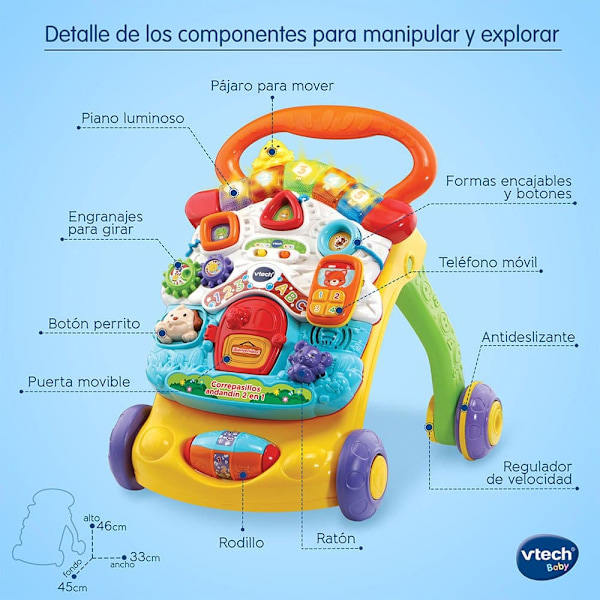 Vtech 2 1 1 Kävelijä Monivärinen
