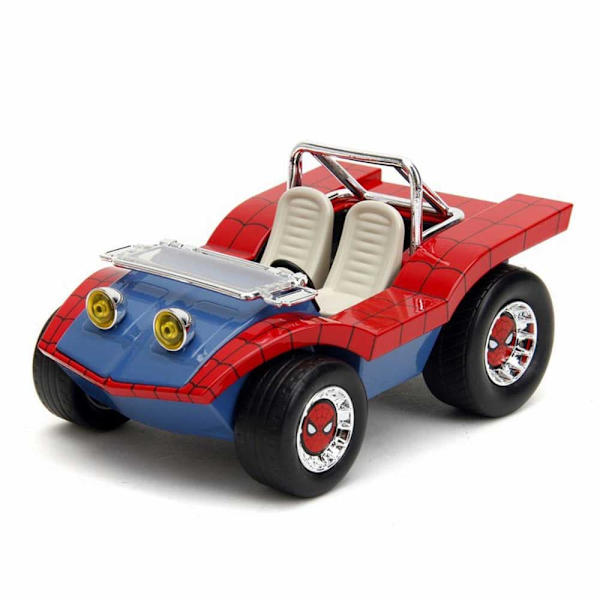 Marvel Spindelmannen Med Figur Buggy 1:24 Guld