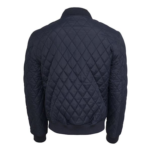 Urban Classics Parka Diamant Nylon Blå S Mand