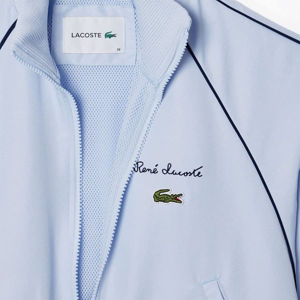 Lacoste Bf6909 Jacka Blå 36 Kvinna