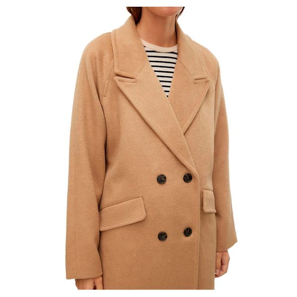 Vero Moda Harper Long Frakke Brun S Kvinde