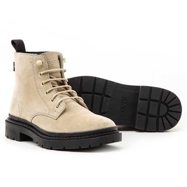 Levi´s Footwear Trooper Chukka Stövlar Beige EU 38 Kvinna