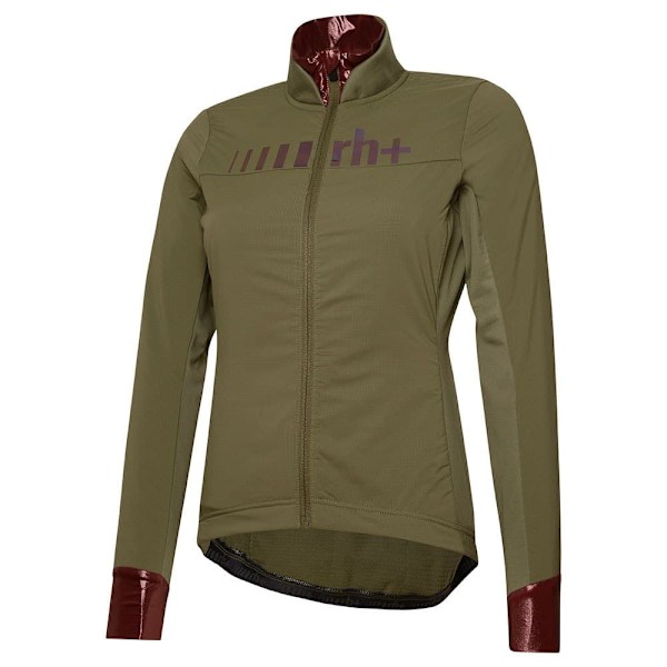 Rh+ Jakke Logo Alpha Padded Grøn L Kvinde