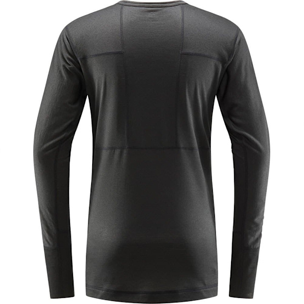 Haglofs Pitkähihainen T-paita Natural Blend Tech Musta L Mies