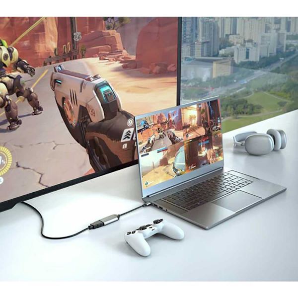 Hyper Usb-c Til Hdmi-adapter Hd-h8k-gl Søvfarvet