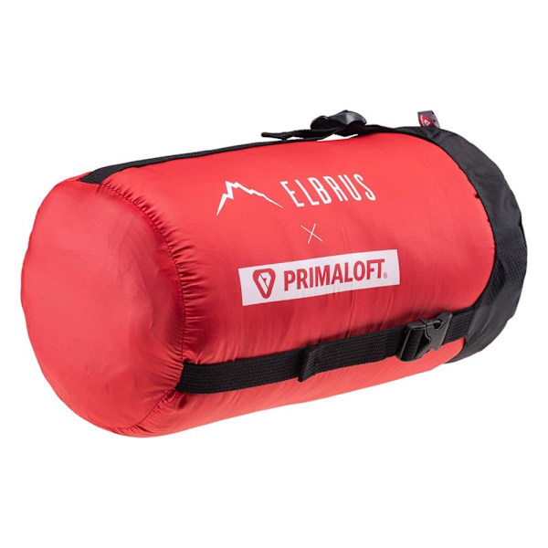 Elbrus Sovsäck Nansen Primaloft Röd Regular / Right Zipper