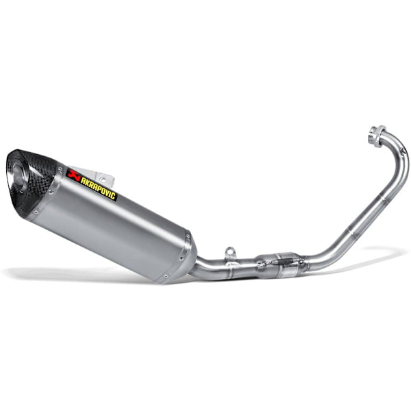 Akrapovic Full Line -järjestelmä Racing Titanium&carbon Yzf-r125 14-18 Ref:s-y125r4-hrt Hopeinen