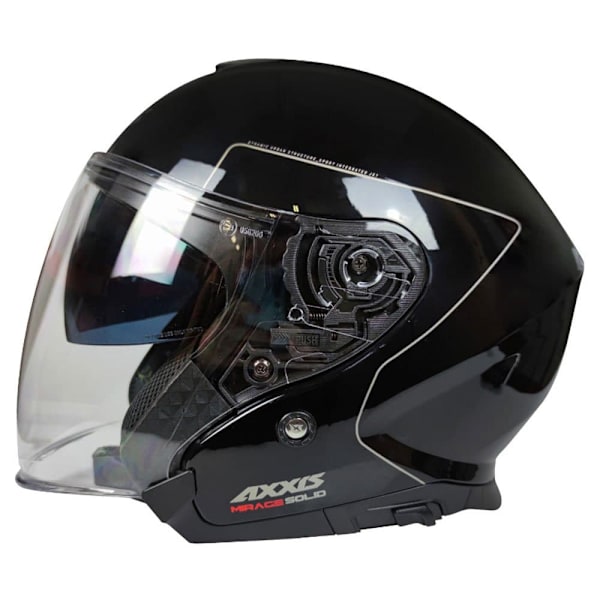 Axxis Of504sv Mirage Sv Solid åben Hjelm Sort S