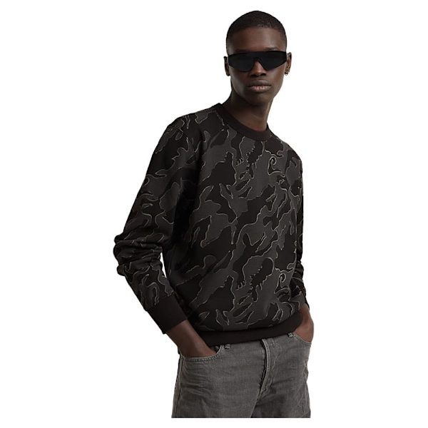 G-star Island Camo Sweatshirt Sort S Mand