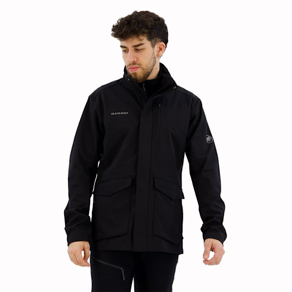 Mammut Seon Softshelljakke Sort 2XL Mand