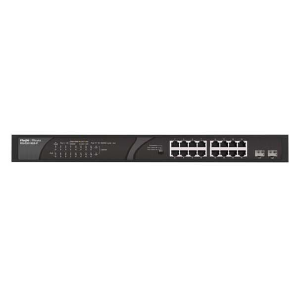 Ruijie Networks Rg-es118gs-p Afbryder Sort
