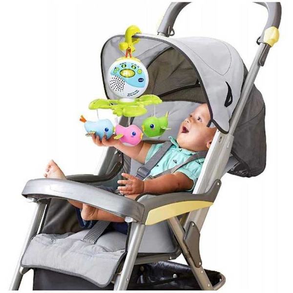 Toy Planet Rattle Travel Tweet Tweet Tunes Toy Baby Durchsichtig