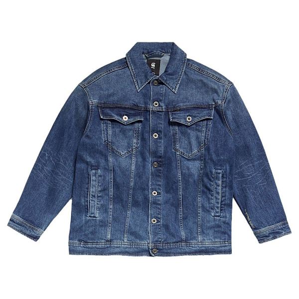 G-star Jeansjacka Oversized Blå XS Kvinna