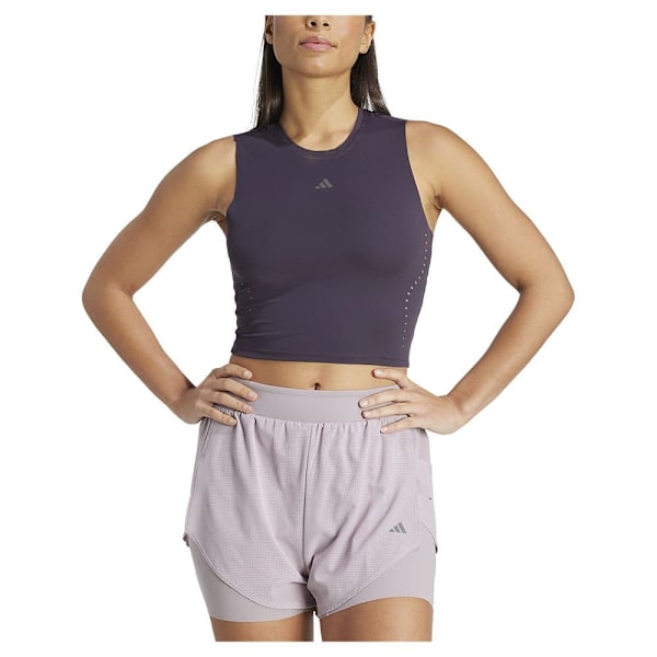 Adidas Ärmlös T-shirt Elev High Intensity Lila L Kvinna
