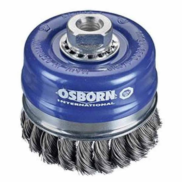 Osborn Kierretty Teräskuppi Pyöreä Harja 0002608155 M140.50 Mm Sininen