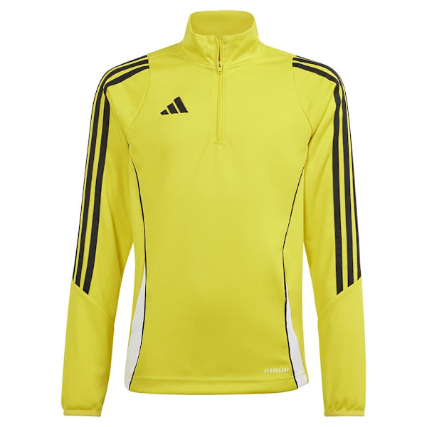 Adidas Halv Lynlå Sweatshirt Tiro24 Gul 5-6 Years Dreng