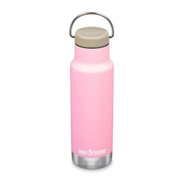 Klean Kanteen Rustfri Stål Flaske Insulated Classic 355ml Løkke Kasket Rosa