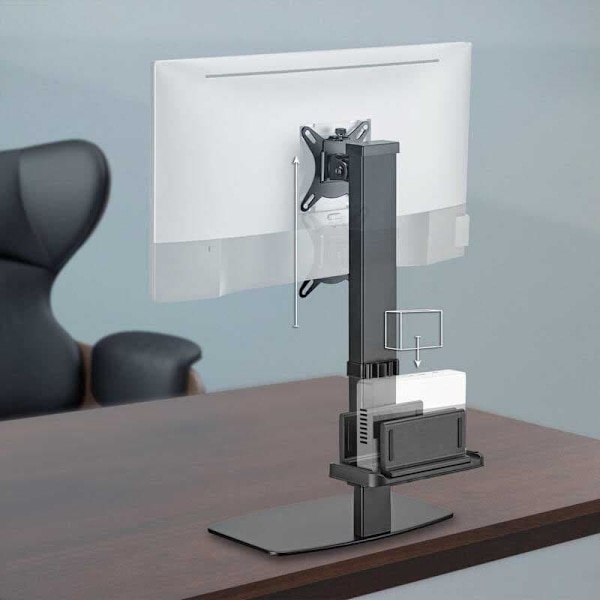 Aisens Monitorstativ Dt32tsr-165 Silver