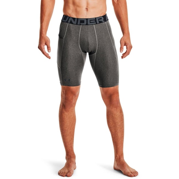 Under Armour Heatgear Compression Long Basislag Shorts Grå 2XL / Regular Mand