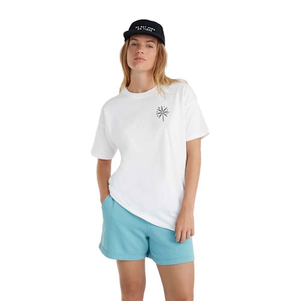 O´neill Beach Vintage High On Tides T-shirt Med Korte ærmer Hvid XL Kvinde