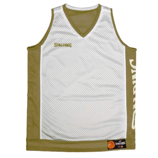Spalding Reversible ærmeløs T-shirt Grøn 3XL Mand