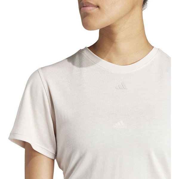 Adidas Kortærmet T-shirt Yoga St Wrap Lilla L Kvinde