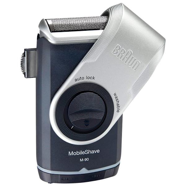 Braun Barbermaskine Mobileshave M 90 Blå,Søvfarvet