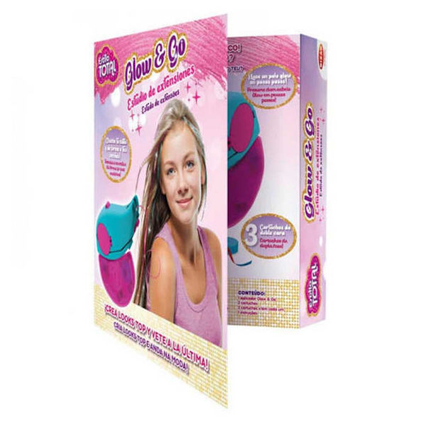 Bizak Extensions Studio Skönhetsfrisörsalong Glow And Go Rosa