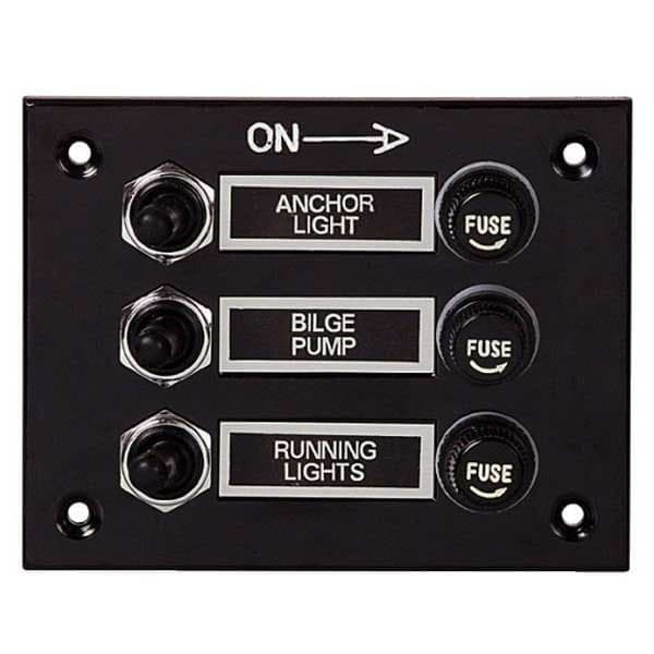 Euromarine Placerer Vandtæt Elektrisk Panel 3  90 x 115 mm
