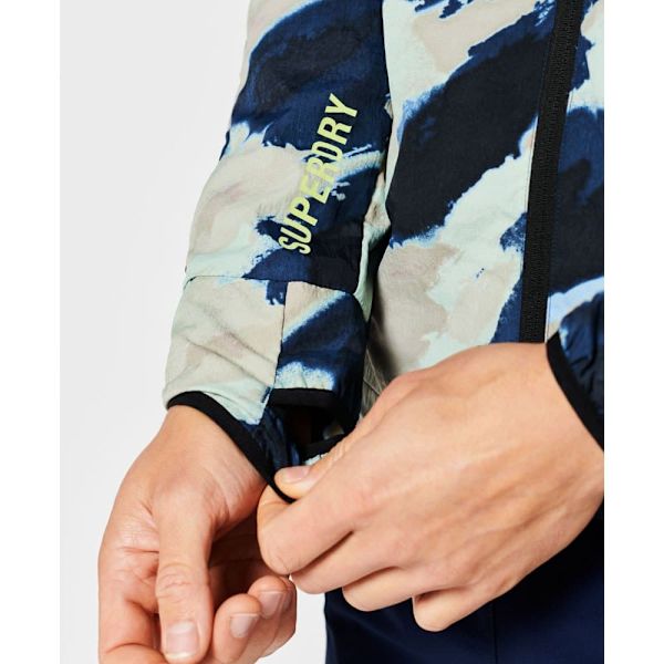 Superdry Jacka Run Blå S Man