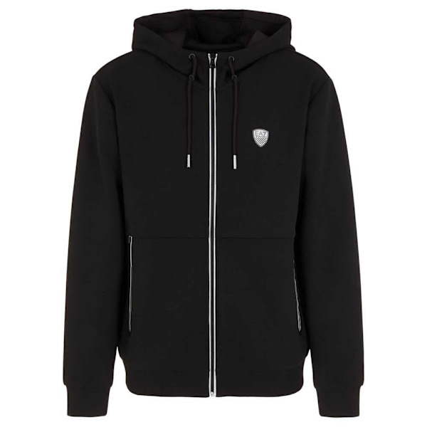 Ea7 Emporio Armani 8npm20 Sweatshirt Med Lynlås Sort 3XL Mand