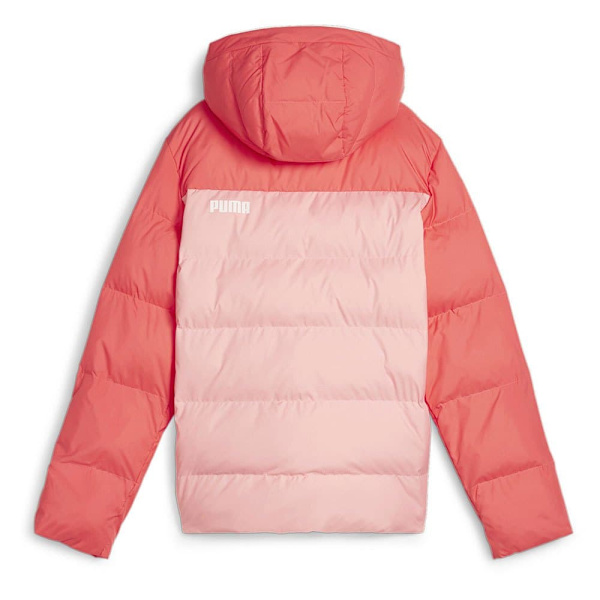 Puma Vadderad Jacka Colourblock Rosa 7-8 Years Pojke