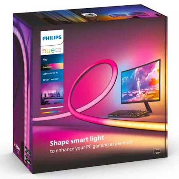 Philips Led Lysbånd Hue Play Gradient Led 1.7x11.6x1.6 Cm Søvfarvet