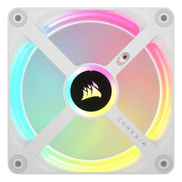 Corsair 12x12 Qx120 Icue Link Rgb Expansion Kit Blæser Transparent