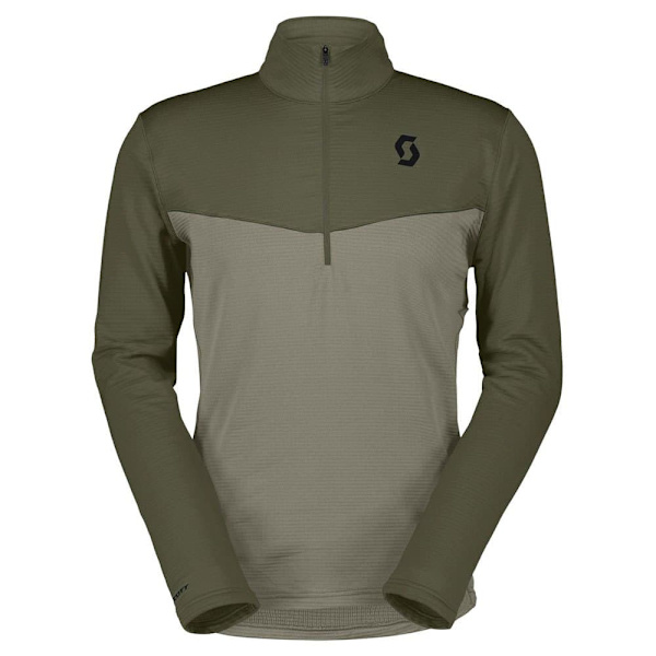 Scott Defined Light Fleece Med Halv Dragkedja Grönt XL Man