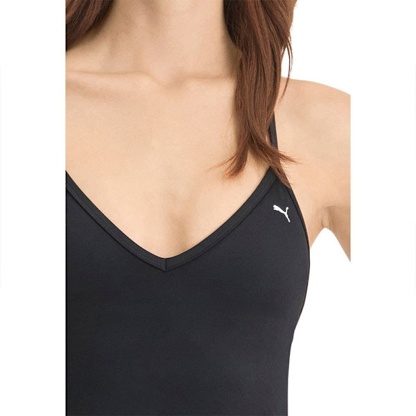 Puma Badedragt V Neck Sort S Kvinde
