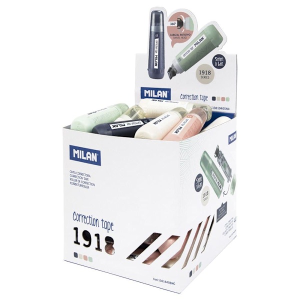 Milan Vis Terning 40 5 Mm X 6 M Rettelse Bånd 5 Mm X 6 M 1918 Serie Transparent