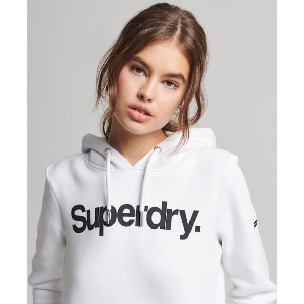 Superdry Hættetrøje Cl Ub Hvid XS Kvinde