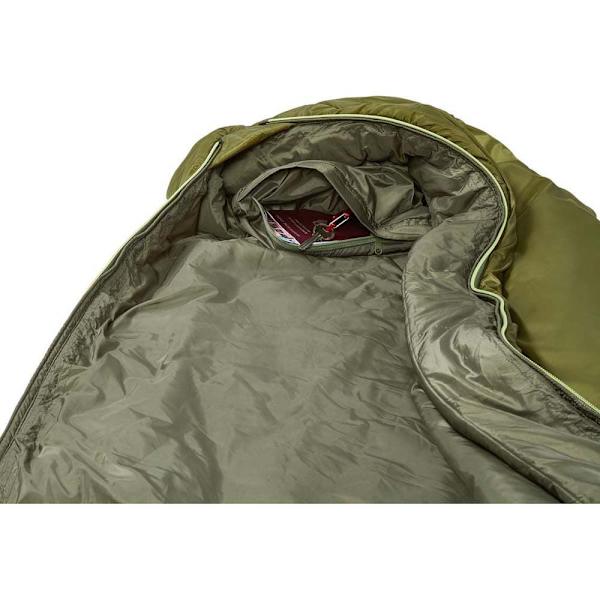 Vaude Sovsäck Selun 500 Syn Grönt Long / Left Zipper