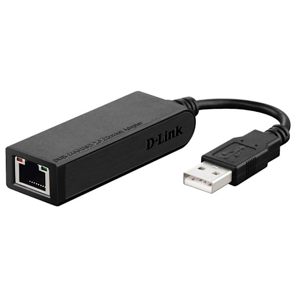 D-link Usb 2.0 Fast Ethernet Adapter Svart