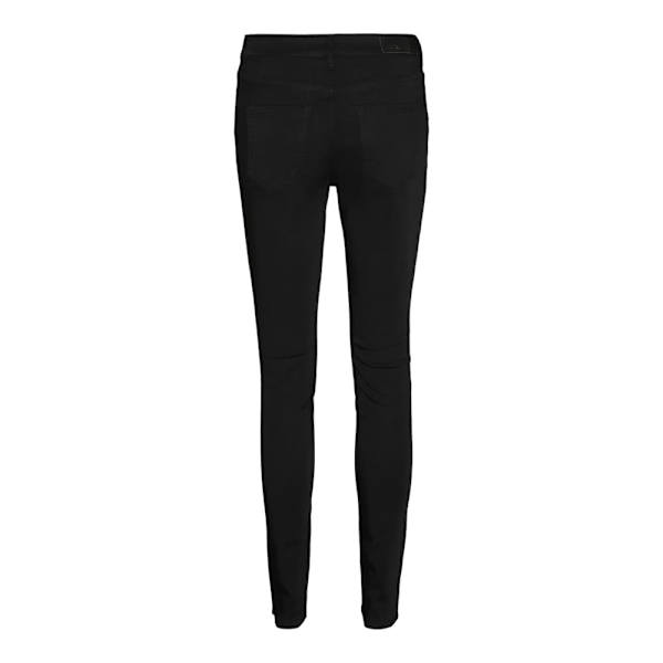 Vero Moda Flash Skinny Li140 Jeans Sort XL / 32 Kvinde