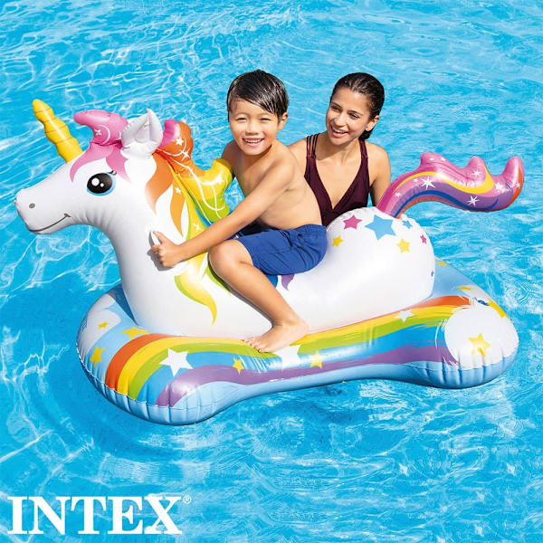 Intex Enhörning 163x86 Cm Vit 163 x 86 cm