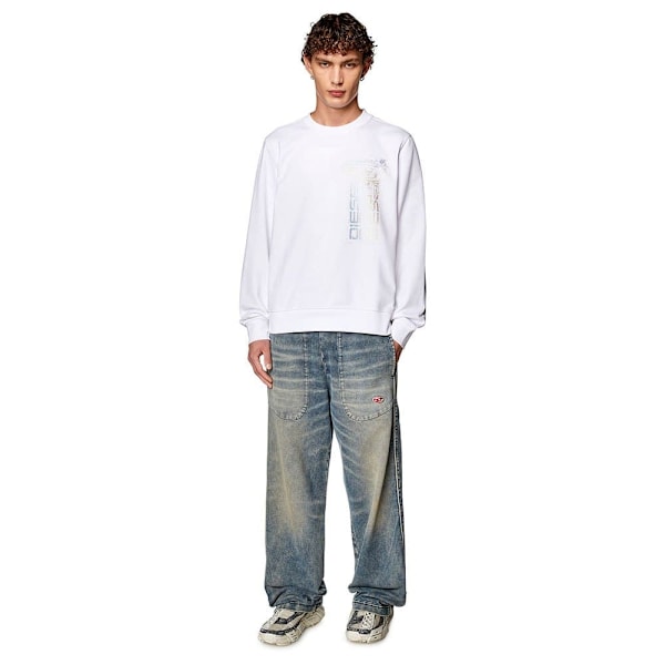 Diesel Ginn K39 Sweatshirt Hvid S Mand