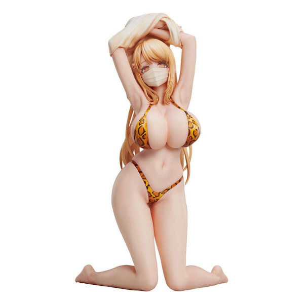 Union Creative Popqn Illustration Pvc Leopard Print Swimsuit 21 Cm Staty