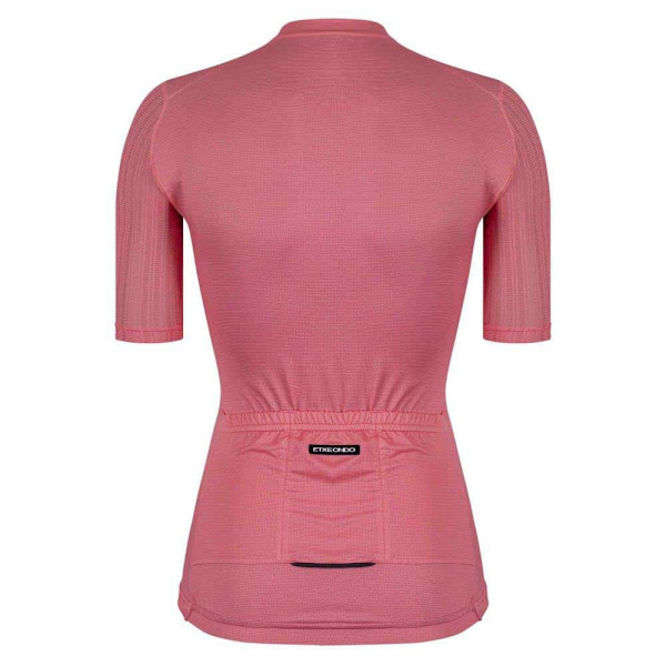 Etxeondo Batura Essentials Korta ärmar Cykeltröja Rosa XL Kvinna