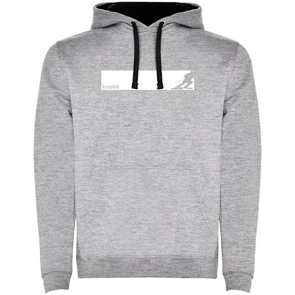 Kruskis Hættetrøje Frame Ski Two-colour Grå 2XL Mand